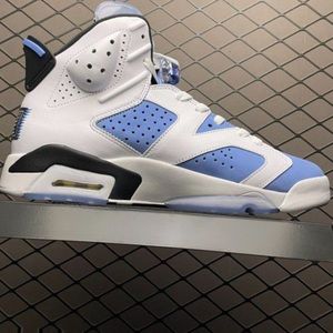 Jordan 6 blue and white